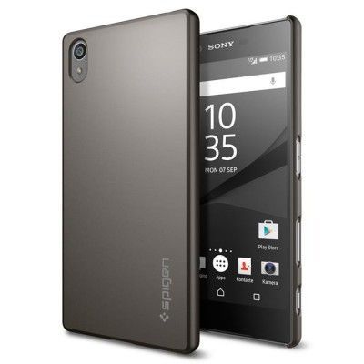 SPIGEN Thin Fit Skal till Sony Xperia Z5 - Gunmetal
