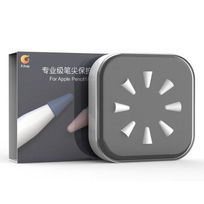 [8-PACK] Stylus tip Caps för Apple Pencil 2/1 - Vit