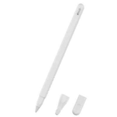 Apple Pencil 2 Silikon Stylus Overlay - Vit