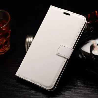 Crazy Horse Plånboksfodral till LG G4 Stylus - Vit