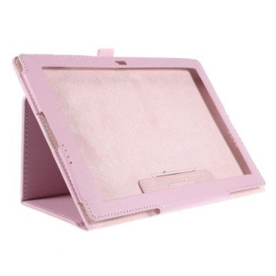 Lychee Fodral i konstläder till Sony Xperia Z4 Tablet - Rosa