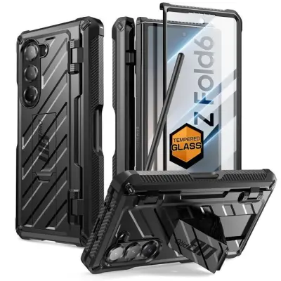 SupCase Galaxy Z Fold 6 Mobilskal Unicorn Beetle Pro - Svart