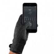 Mujjo Double-Layered Touchscreen Gloves, Medium - Svart