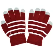 Touch-vantar randiga röd/vit