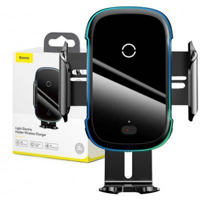 Baseus Light Car Holder & Qi Charger