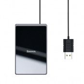 Baseus Trådlös Laddare Qi Pad 15W -USB kabel 100cm - Svart