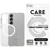CARE By PanzerGlass Galaxy S25 Mobilskal MagSafe QI Urban Combat - Vit