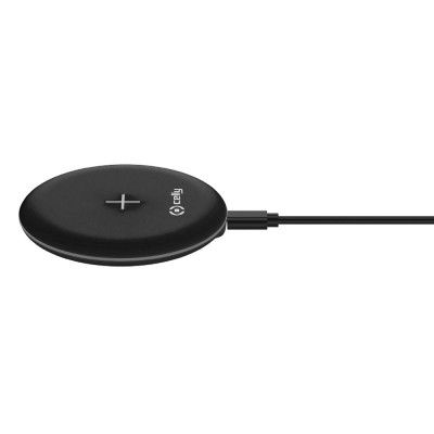 Celly - Trådlös laddare Qi 10W Turbo - Svart