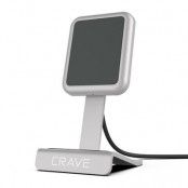 Crave Wireless Qi Charging Stand - Silver