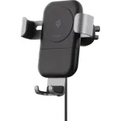 Deltaco Qi-laddare + bilhållare