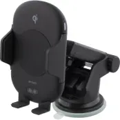 Deltaco Qi-laddare &amp; bilhållare