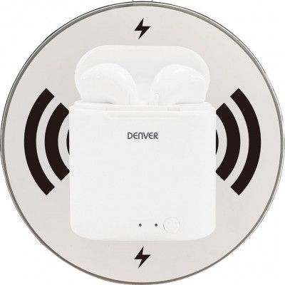 Denver True Wireless Bluetooth Headset (inkl. Qi-platta)