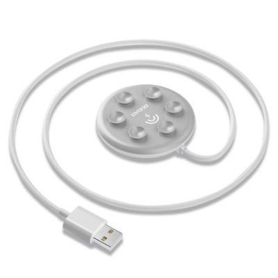 Dudao Sugkopp Trådlös Laddare 15 W - vit