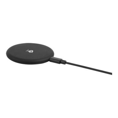 Essentials Qi Wireless Charger 10W, USB-C Cable 1m, LED ind., Svart