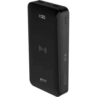 Gear Powerbank Qi + 3xUSB 20,000mAh