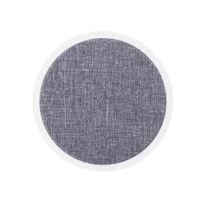 GEAR - Trådlös QI Laddare USB-C Ansl. 15W Vit med Grå Textil