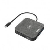 Hama USB-C Hubb Multiport Qi-laddning 12 portar