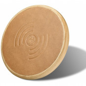iCarer Qi Leather & Wooden Charger