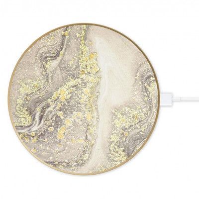 Ideal Of Sweden Qi Trådlös Laddare - Sparkle Greige Marble