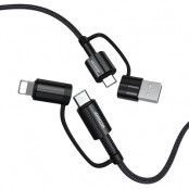 Joyroom 4in1 USB Type C/USB - USB Type C/Lightning 3 A 60 W 1,2m