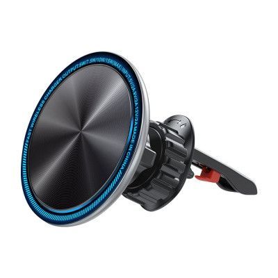 Joyroom Magsafe Bilhållare Trådlös laddare 15W till Ventgaller - Silver