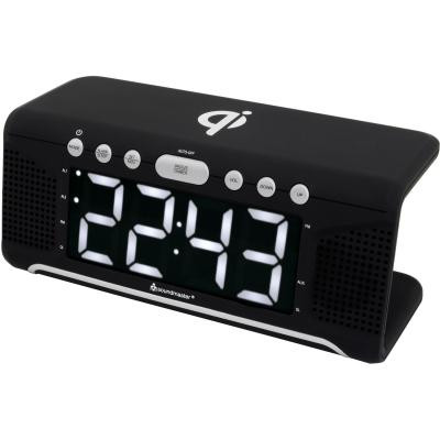 Klockradio med Qi-laddning