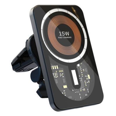 Magsafe magnetisk QI Trådlös laddare - Genomskinlig