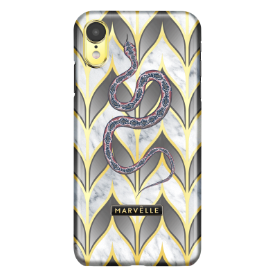 Marvêlle iPhone XR Magnetiskt Skal - Venomous Golden Leaves