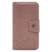 Marvêlle N°301 Plånboksfodral iPhone XR - Ash Pink Reptile