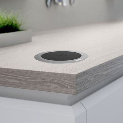 MiniBatt Fs80 Qi Wireless Charger - Mörkgrå