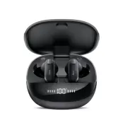 Mixx Qi TWS In-Ear Hörlurar Trådlösa Mini Charge 2 - Svart