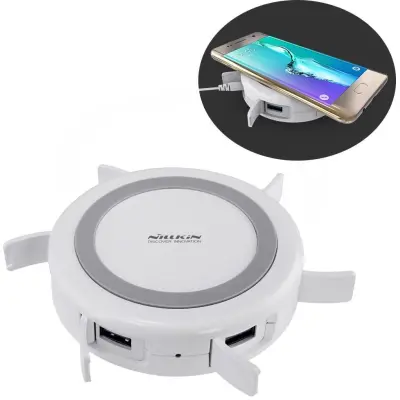 Nillkin Hermit Qi + 4 USB-port Charger