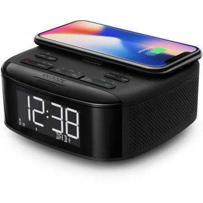 Philips Digital DAB+/FM-klockradio med Qi-laddning