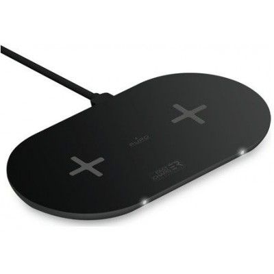 Puro Dual Qi-laddare 20W - Vit