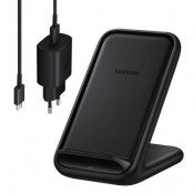 Samsung Qi Trådlös Laddare - Väggladdare USB-C Kabel - Svart