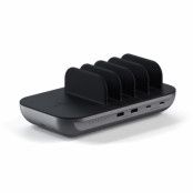 Satechi Dock5 USB-laddningsstation med trådlös laddning