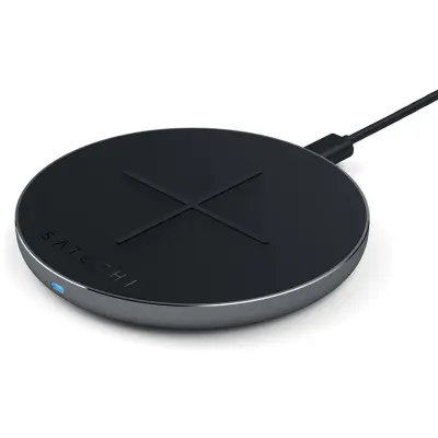 Satechi Qi Wireless Charging Pad USB-C - Grå
