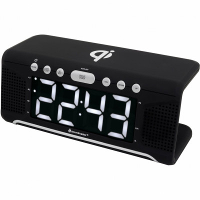 Soundmaster UR800SW - Klockradio Med Qi-laddning