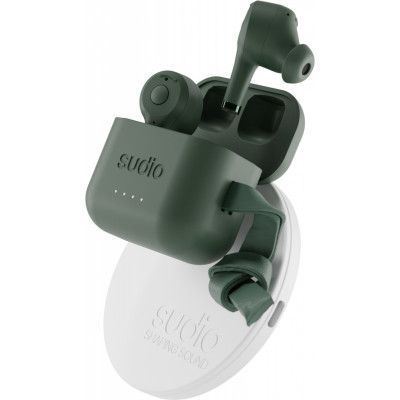 Sudio Ett + Qi-laddare TWS In-Ear - Svart