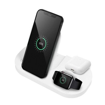 Trådlös laddare Qi 3in1 15W GY-Z6S vit