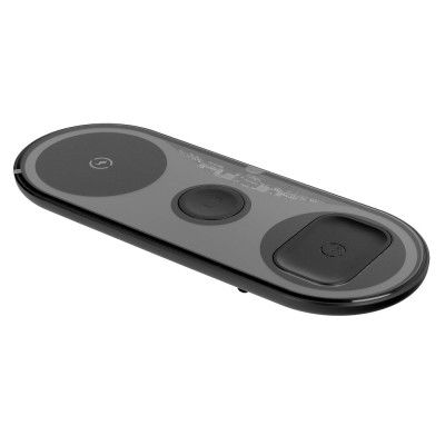 Trådlös laddare Qi 3in1 15W X399 Svart