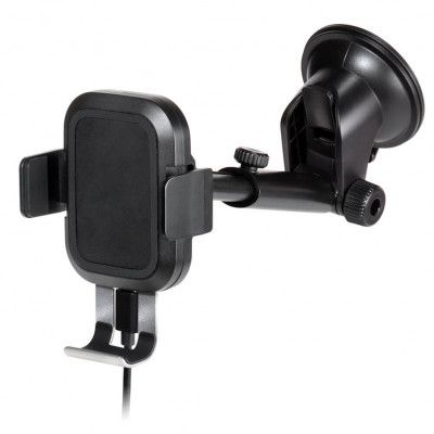 Vivanco BUTLER PRO Trådlös Qi vindskydd telefonfäste